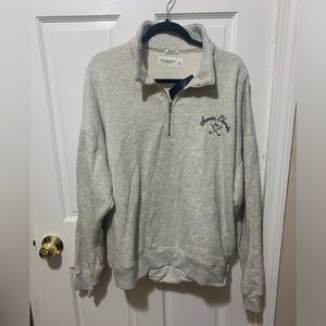 Abercrombie oversized quarter zip sweater shirt. nWT